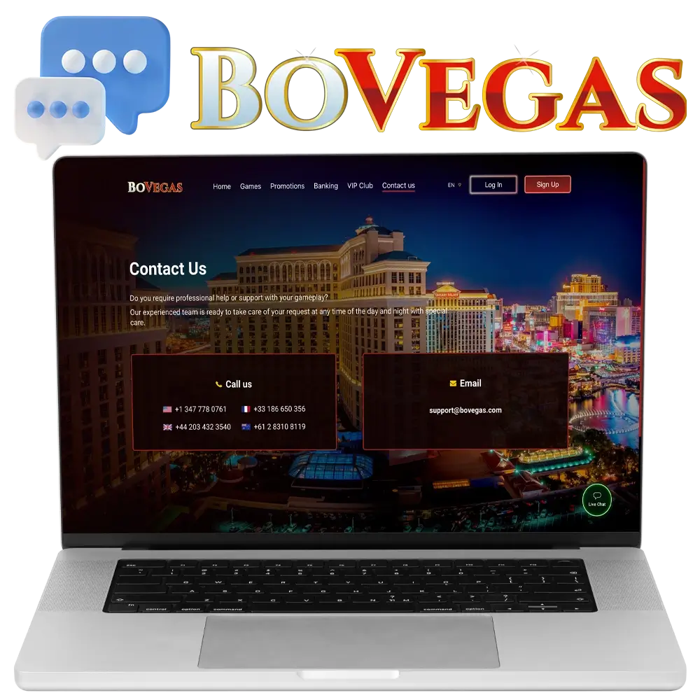 Find out about BoVegas casino contacts in Australia.