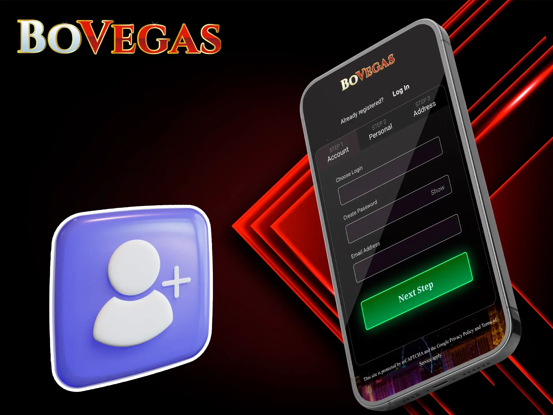 You can sign up at BoVegas Casino anywhere, all you need is a mobile phone.