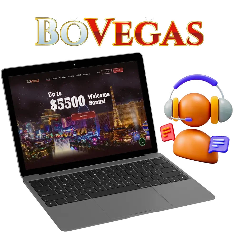 In case you have any questions, you can contact BoVegas Casino Support.