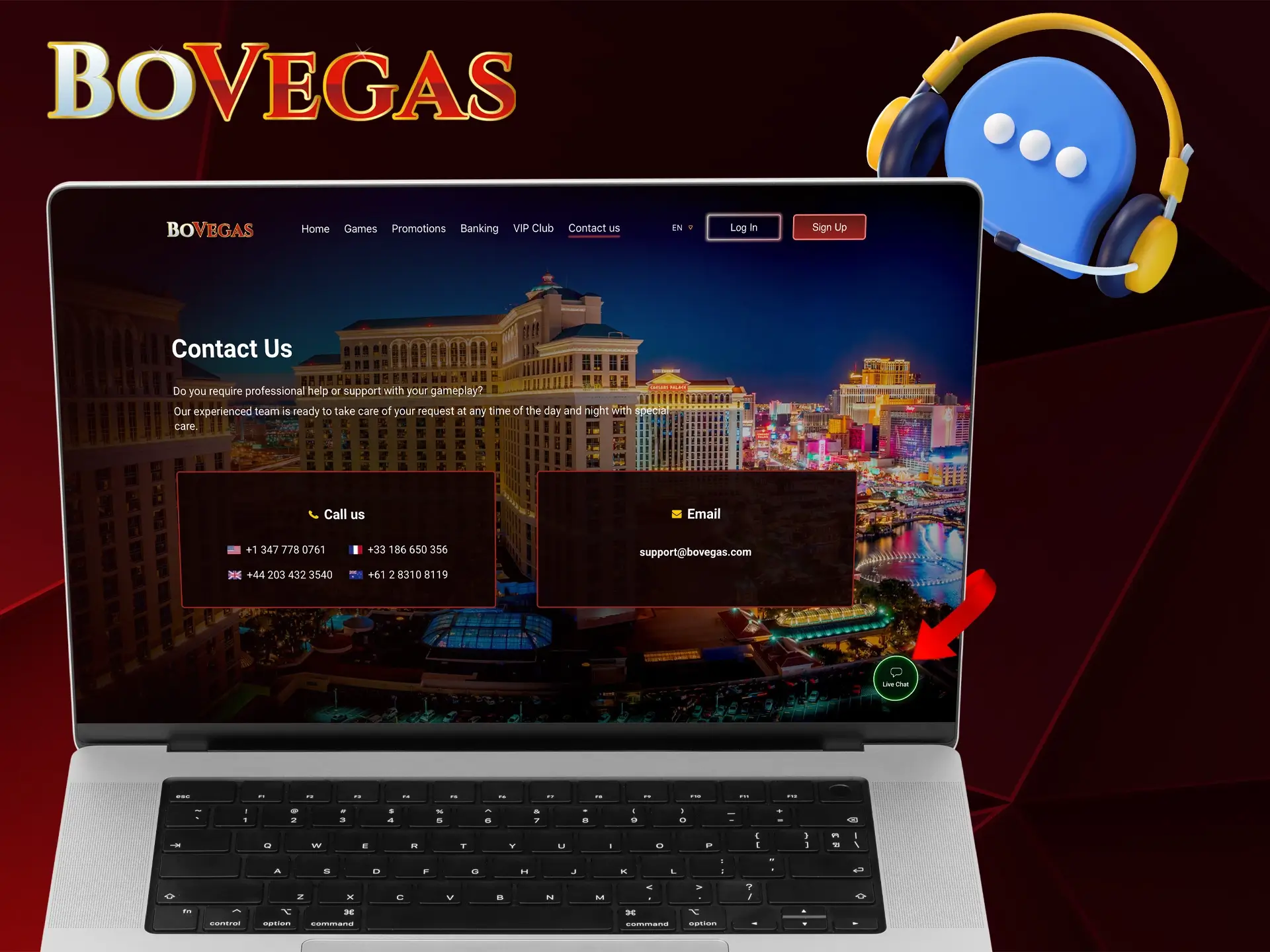 Users love the BoVegas casino service for its quick help and responsive support.