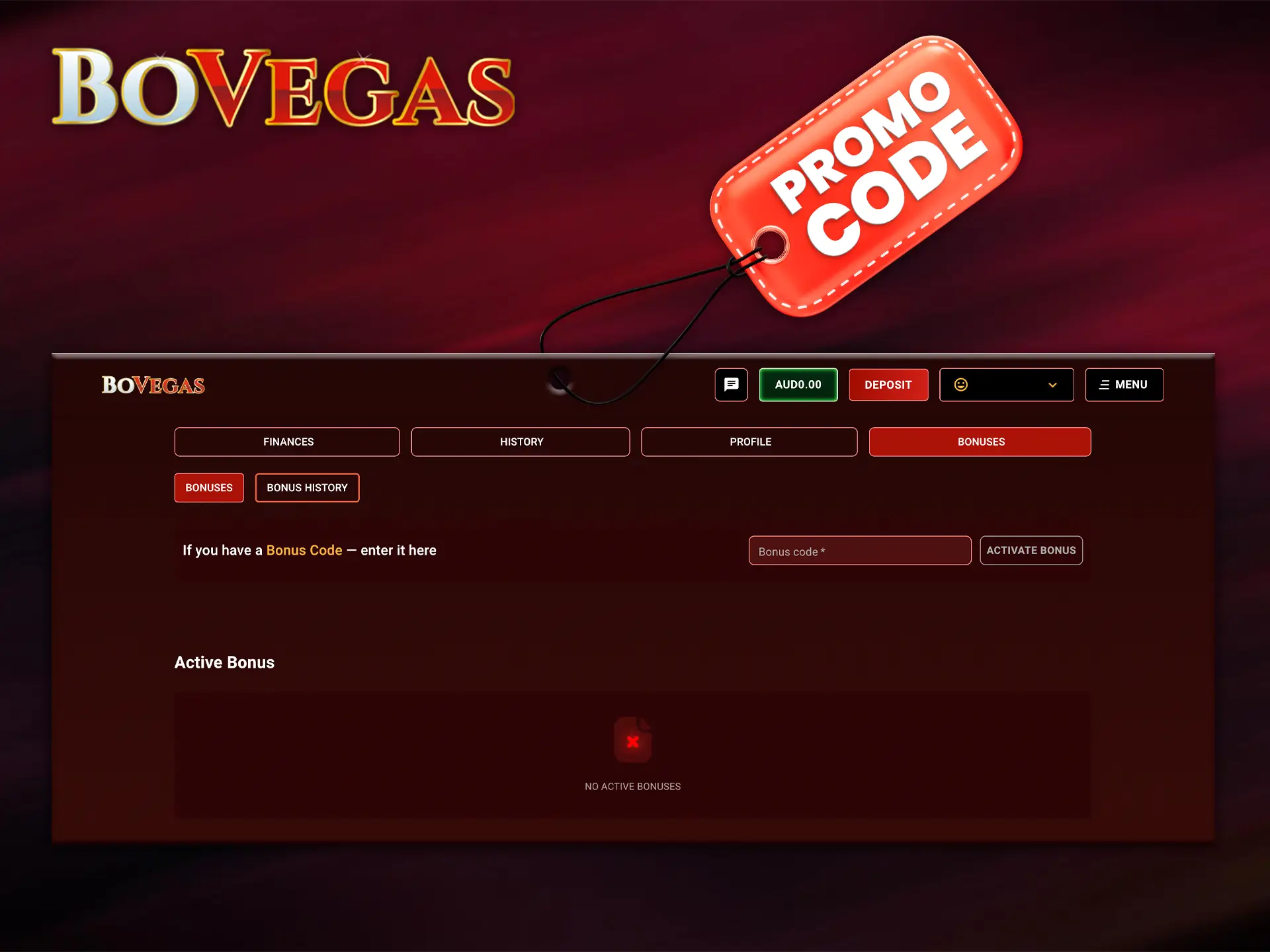 Use BoVegas promo code to increase your bonus amount.