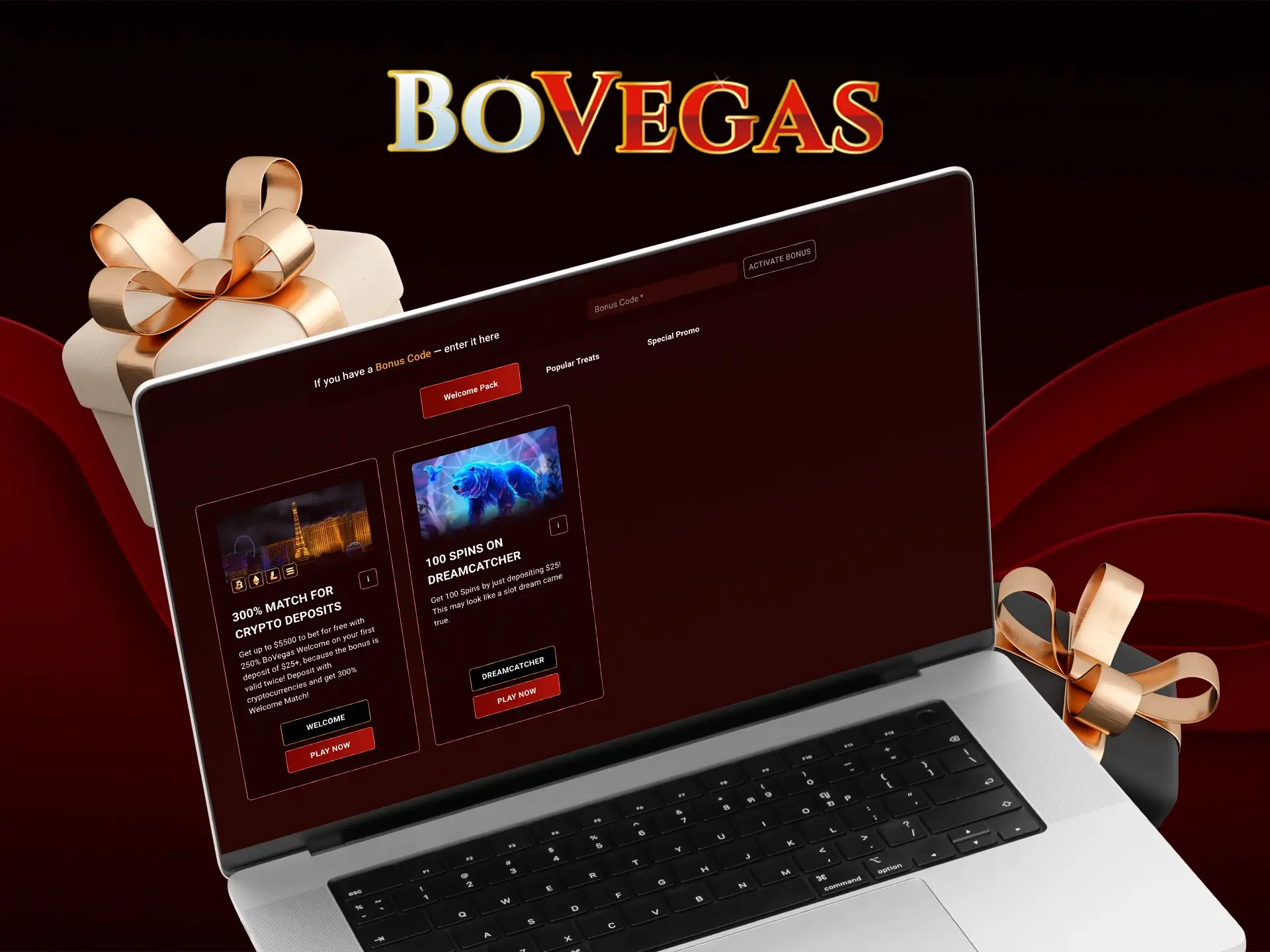 Use bonuses from BoVegas Casino to try your hand at jackpot games and gain experience and confidence.