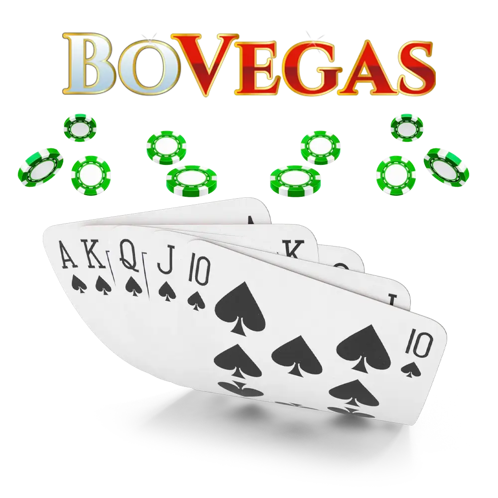 Show off your superior poker understanding skills at BoVegas Casino.