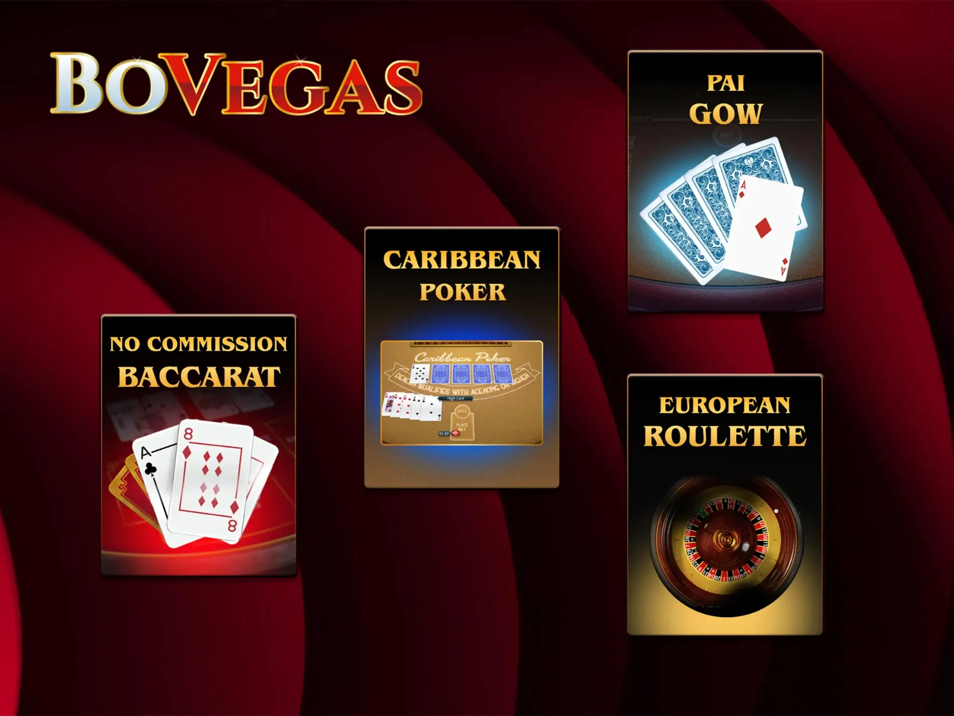 All the highest quality and most famous games are gathered at Australia's best BoVegas casino.