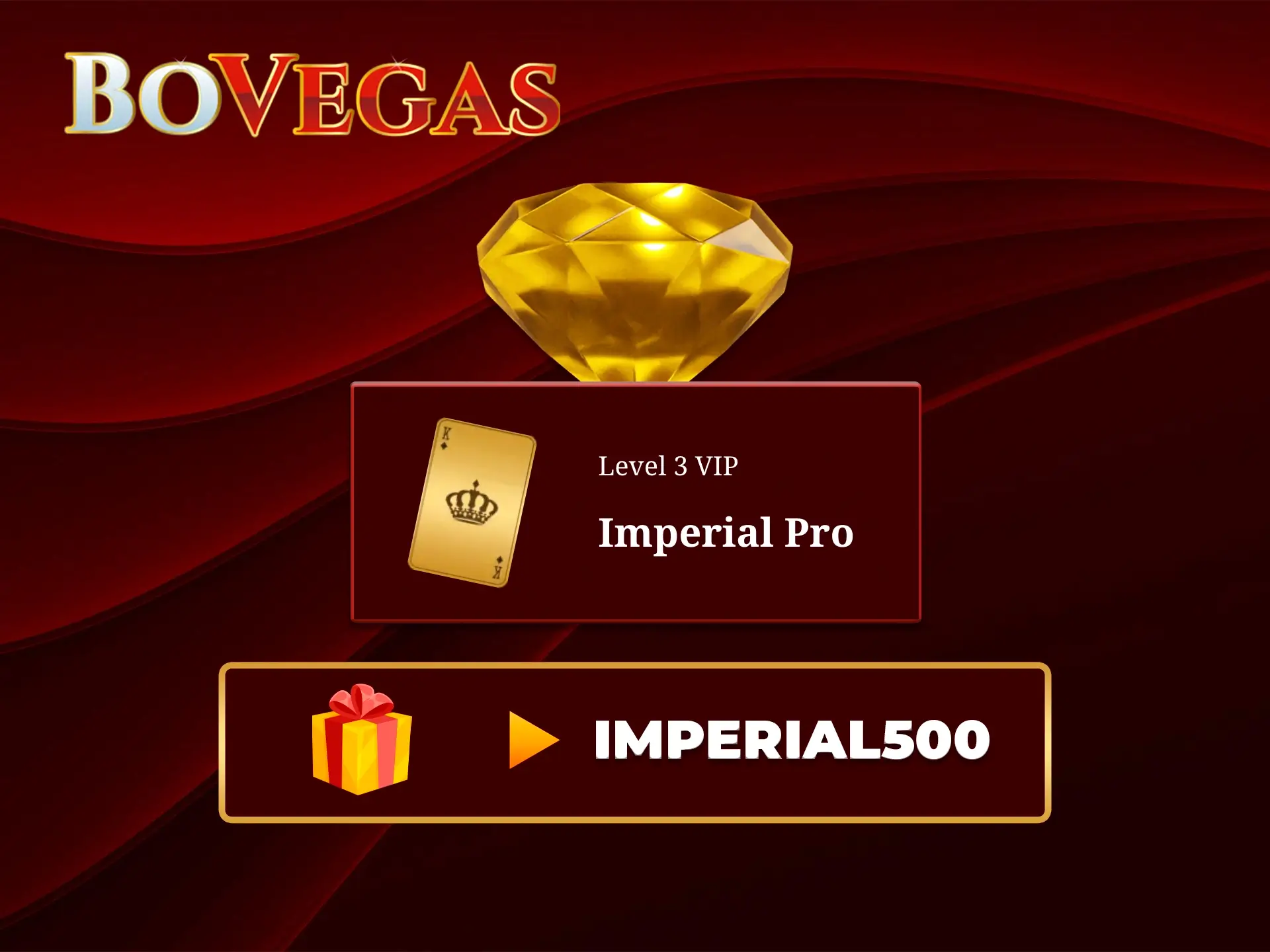 Your account level grows as well as your skills when playing at BoVegas Casino, opening up new opportunities for you.
