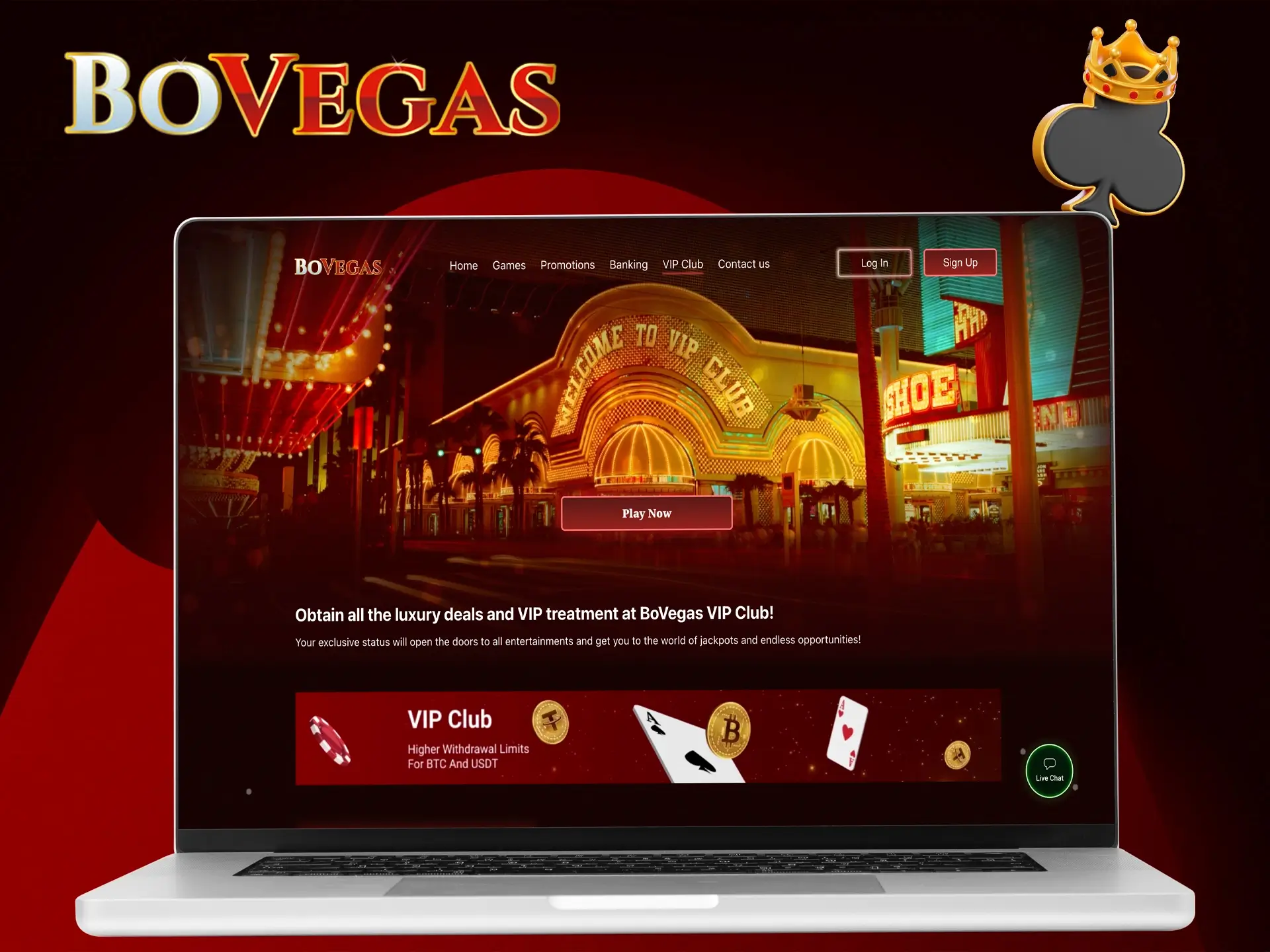 Growing your gaming account gives you limitless possibilities and new bonuses from BoVegas Casino.