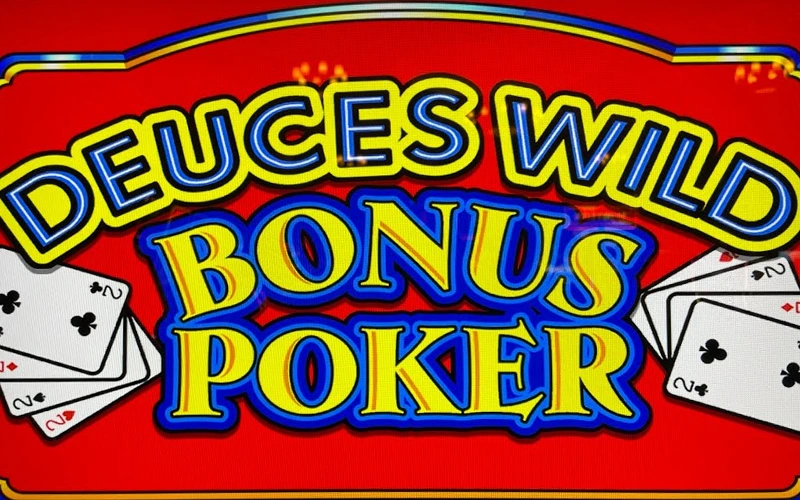 Get extra payouts in the Deuces Bonus Wild Poker slot at BoVegas.