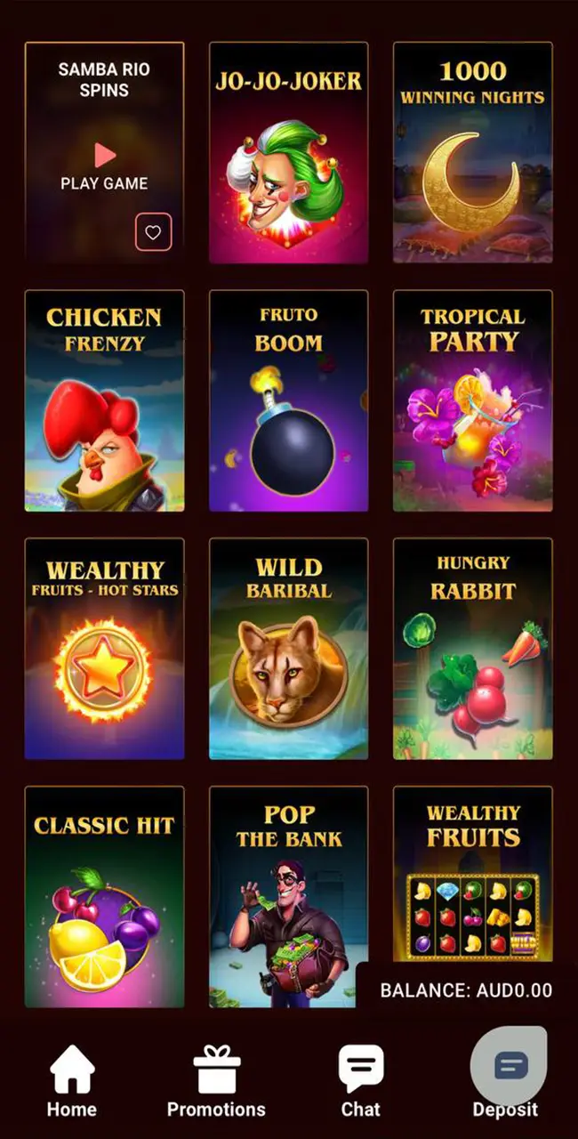 The best slots presented at BoVegas Casino.